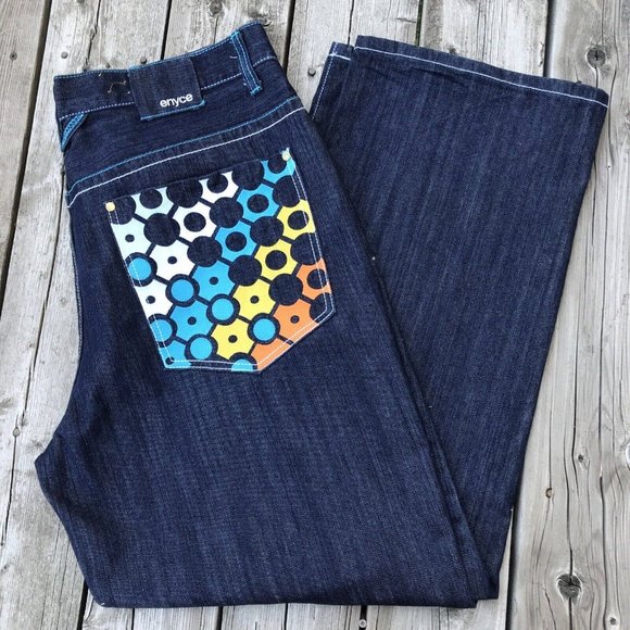 Nwot Enyce Mens Jeans Sz 42 Embroidered 